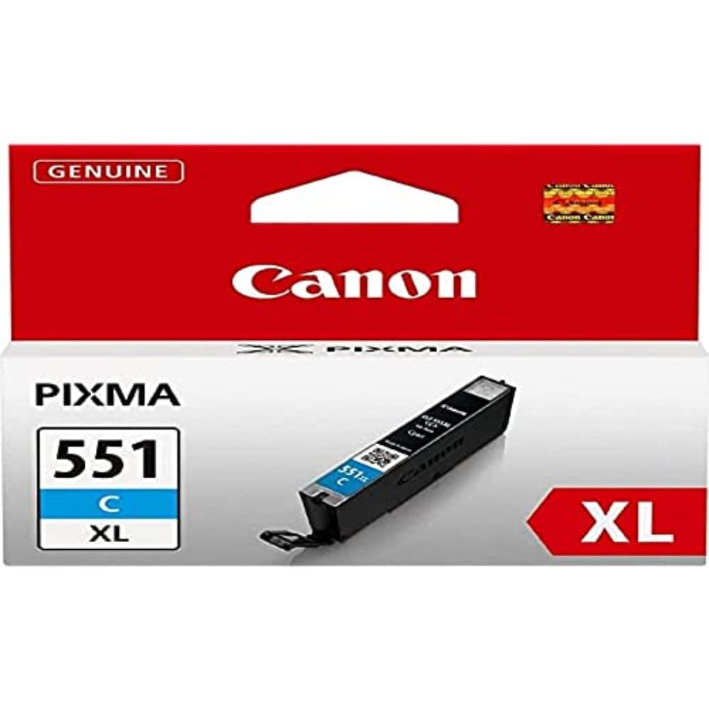 Cartucho de Tinta Original Canon CLI-551C XL Alta Capacidad/ Cian