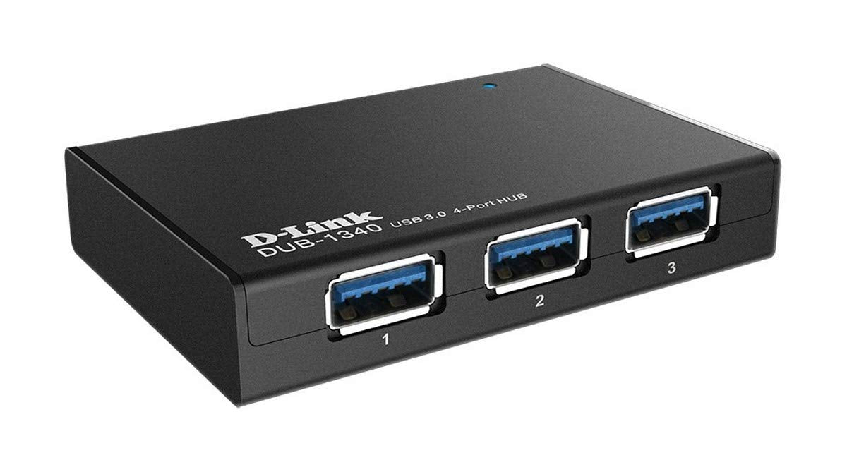 Hub USB 3.0 con Alimentación Externa D-Link DUB-1340/ 4xUSB