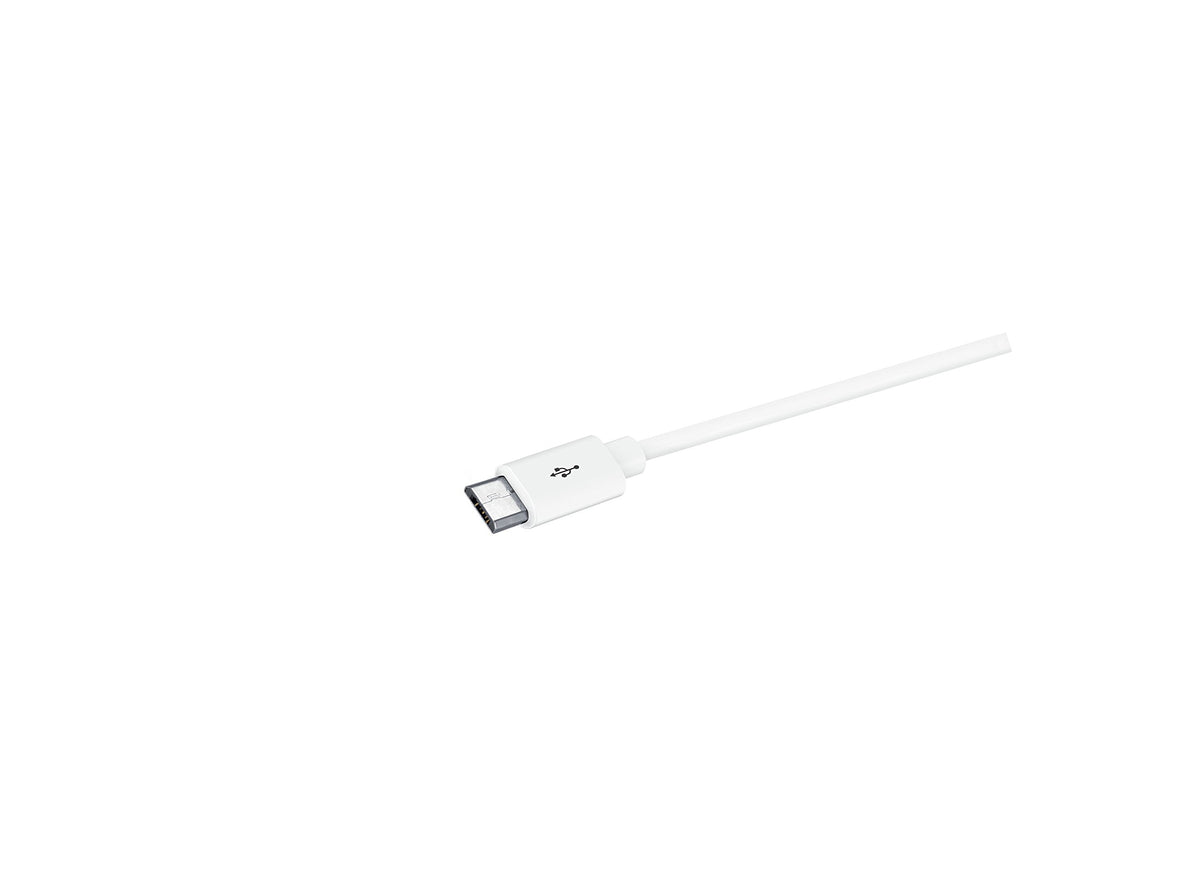 Cable USB 2.0 Duracell USB5013W/ USB Macho - MicroUSB Macho/ 1m/ Blanco