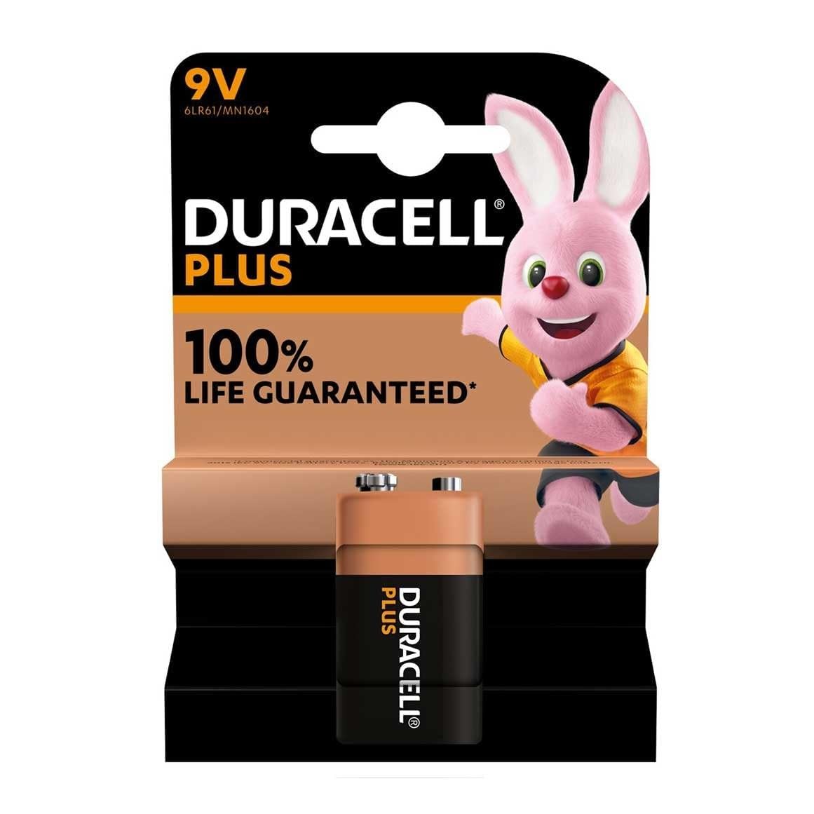 Pila Duracell Plus MN1604/ 9V/ Alcalina