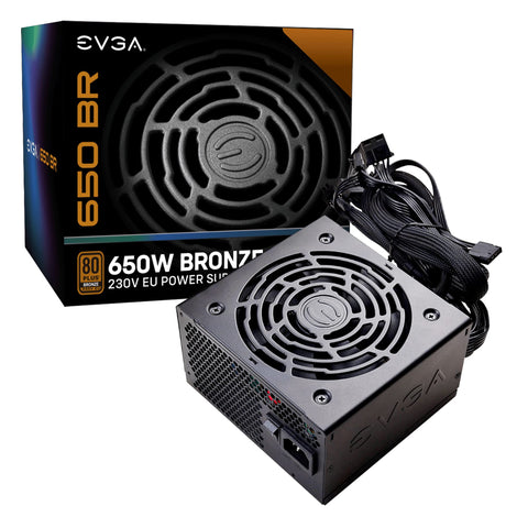 Fuente de Alimentación EVGA 650 BR/ 650W/ Ventilador 12cm/ 80 Plus Bronze