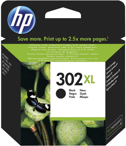 Cartucho de Tinta Original HP nº302 XL Alta Capacidad/ Negro