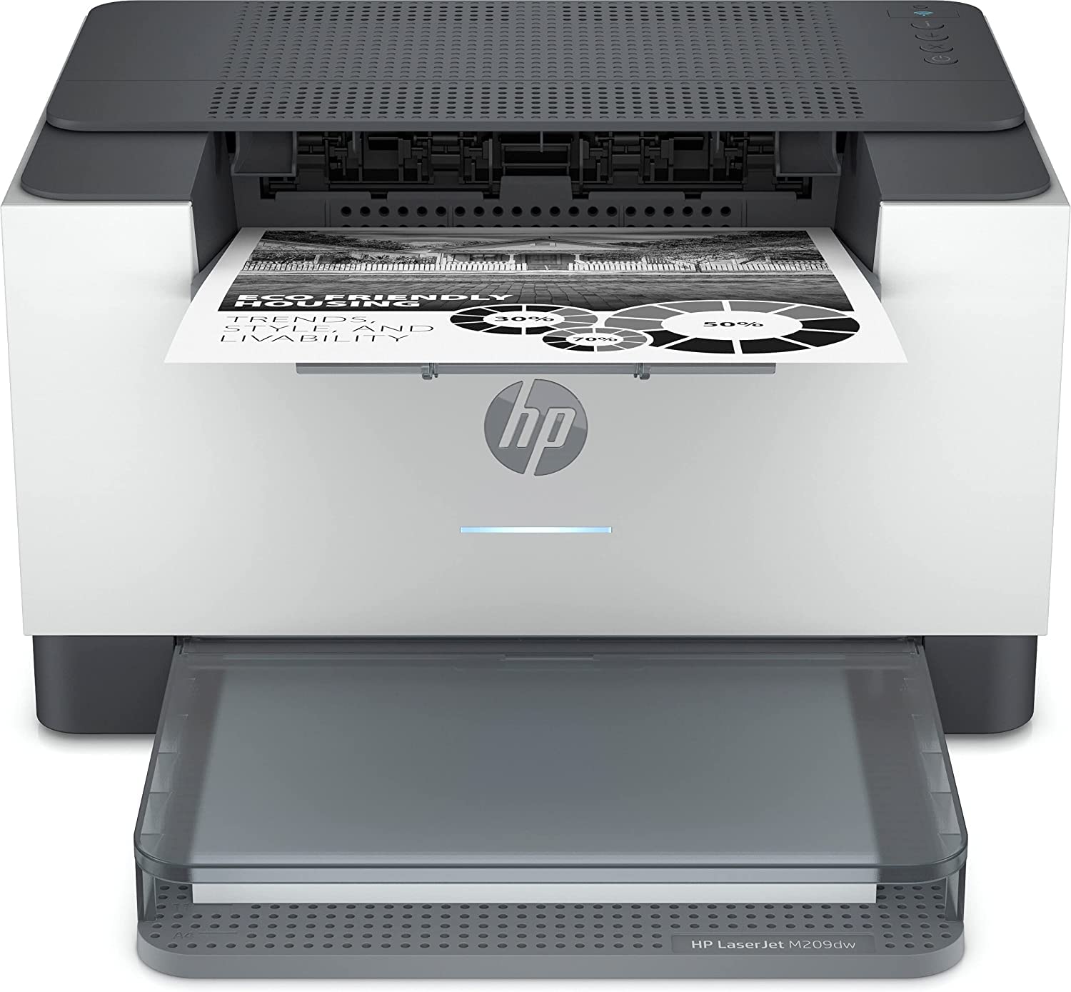 Impresora Láser Monocromo HP Laserjet M209dw WiFi/ Dúplex/ Blanca