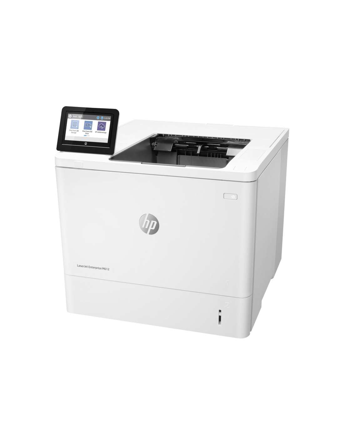 Impresora Láser Monocromo HP Laserjet Enterprise M612DN Dúplex/ Blanca