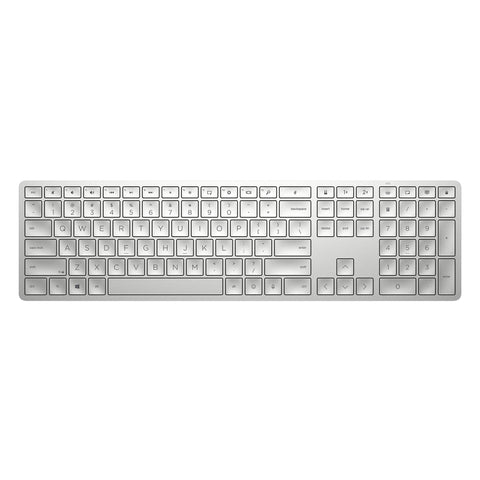 Teclado Inalámbrico Programable HP 970/ Blanco