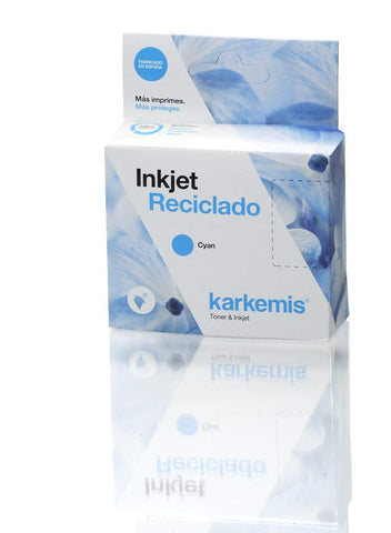 Cartucho de Tinta Reciclado Karkemis HP nº364 XL Alta Capacidad/ Cian