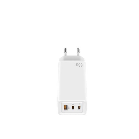 Cargador de Pared Leotec LECSPH65W3W/ 2xUSB Tipo-C/ 1xUSB/ 65W