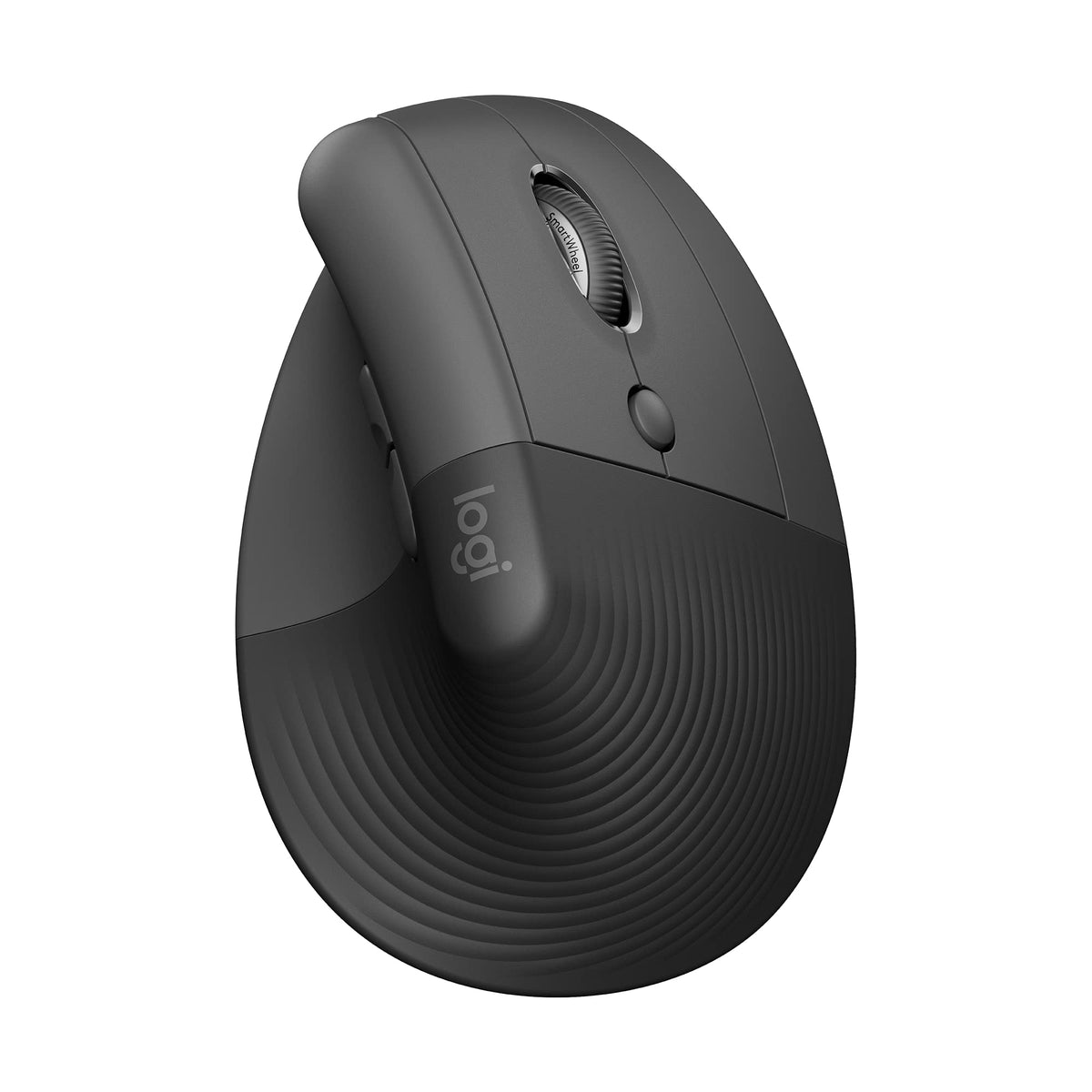 Ratón Ergonómico Inalámbrico por Bluetooth/ 2.4GHz Logitech Lift Vertical Ergonomic Mouse/ Hasta 4000 DPI/ Grafito