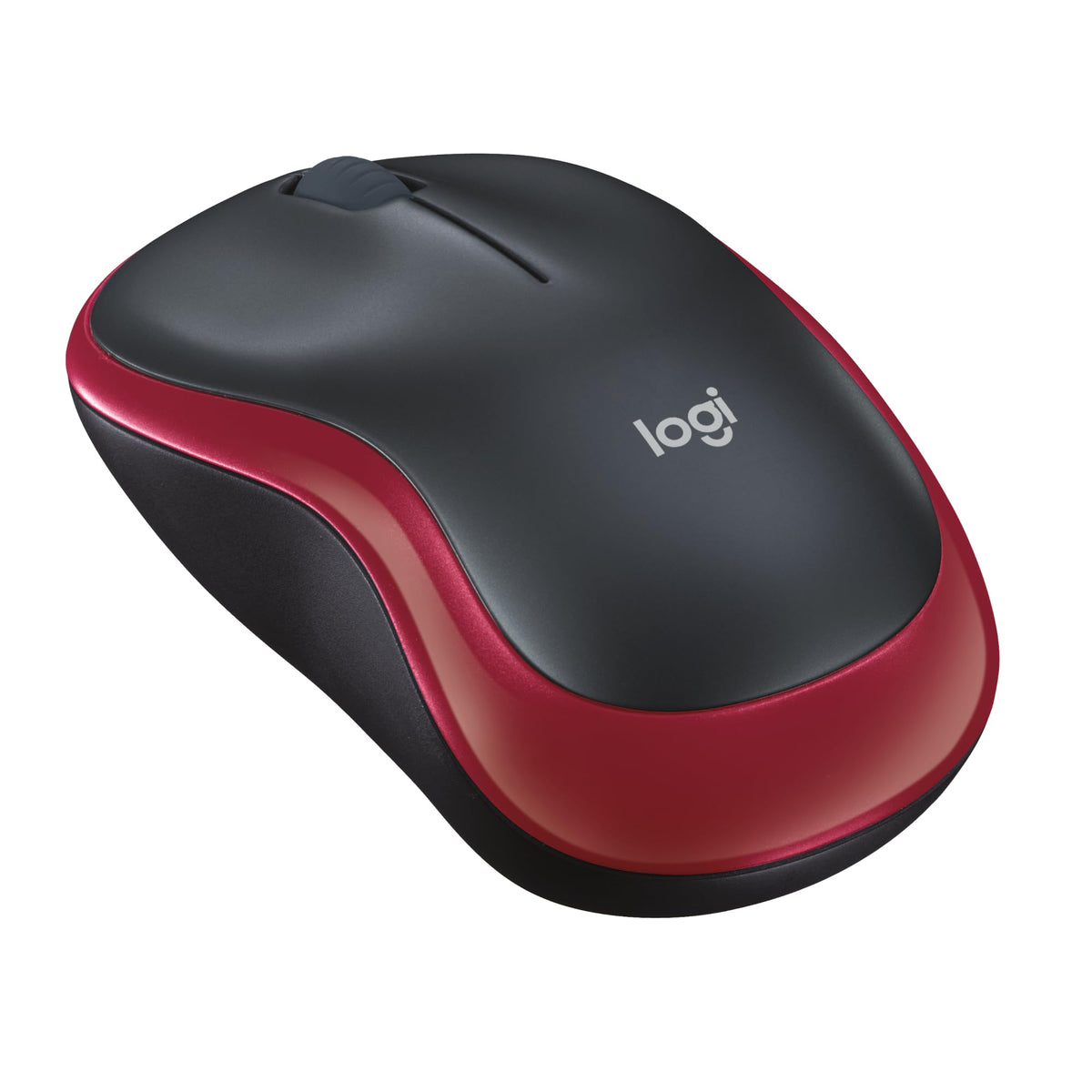 Ratón Inalámbrico Logitech M185/ Hasta 1000 DPI/ Rojo