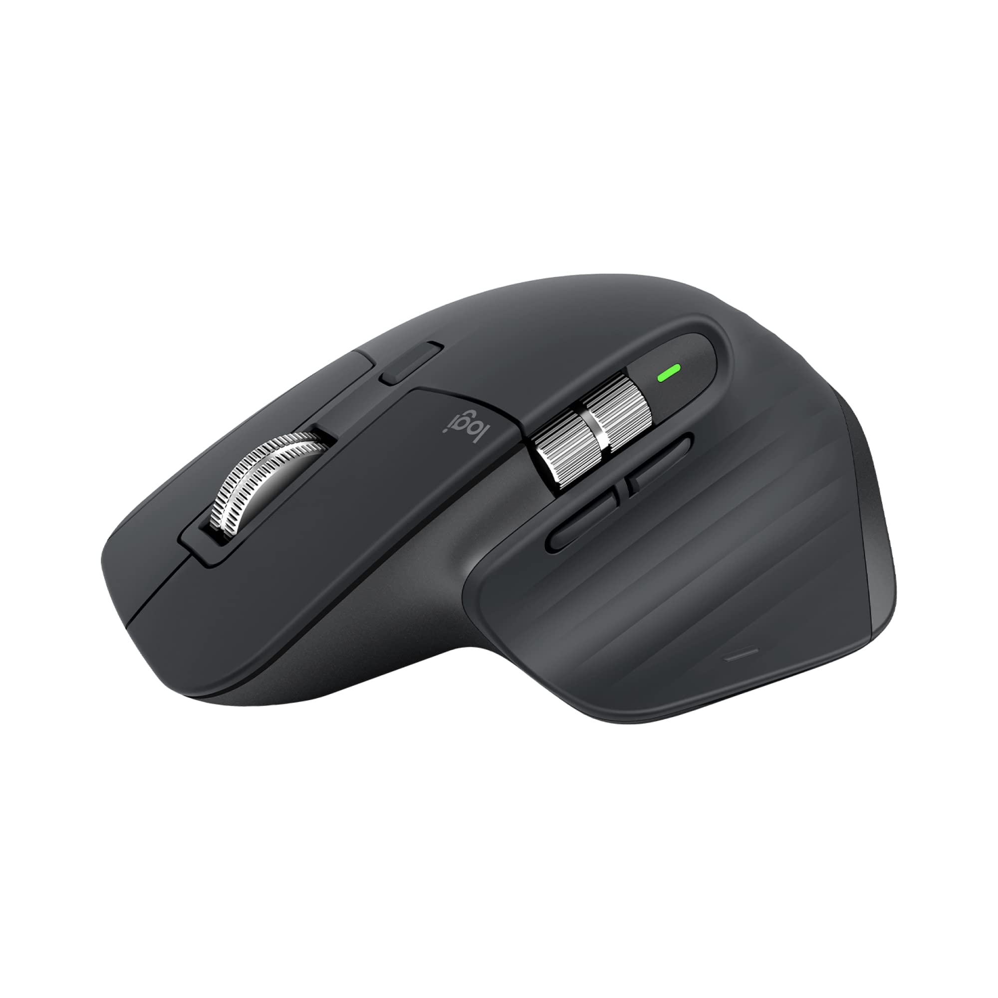 Ratón Ergonómico Inalámbrico por Bluetooth Logitech MX Master 3S/ Batería recargable/ Hasta 8000 DPI/ Grafito