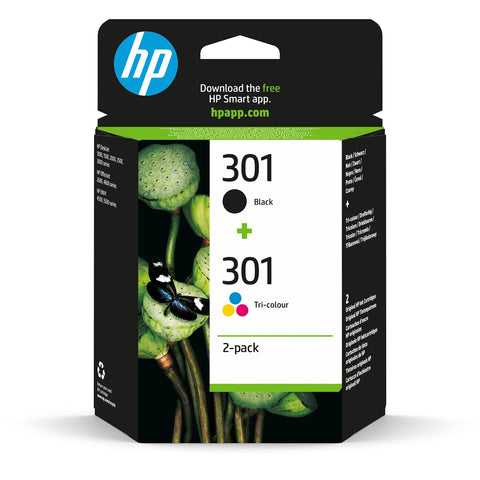 Cartucho de Tinta Original HP nº301 Multipack/ Negro/ Tricolor