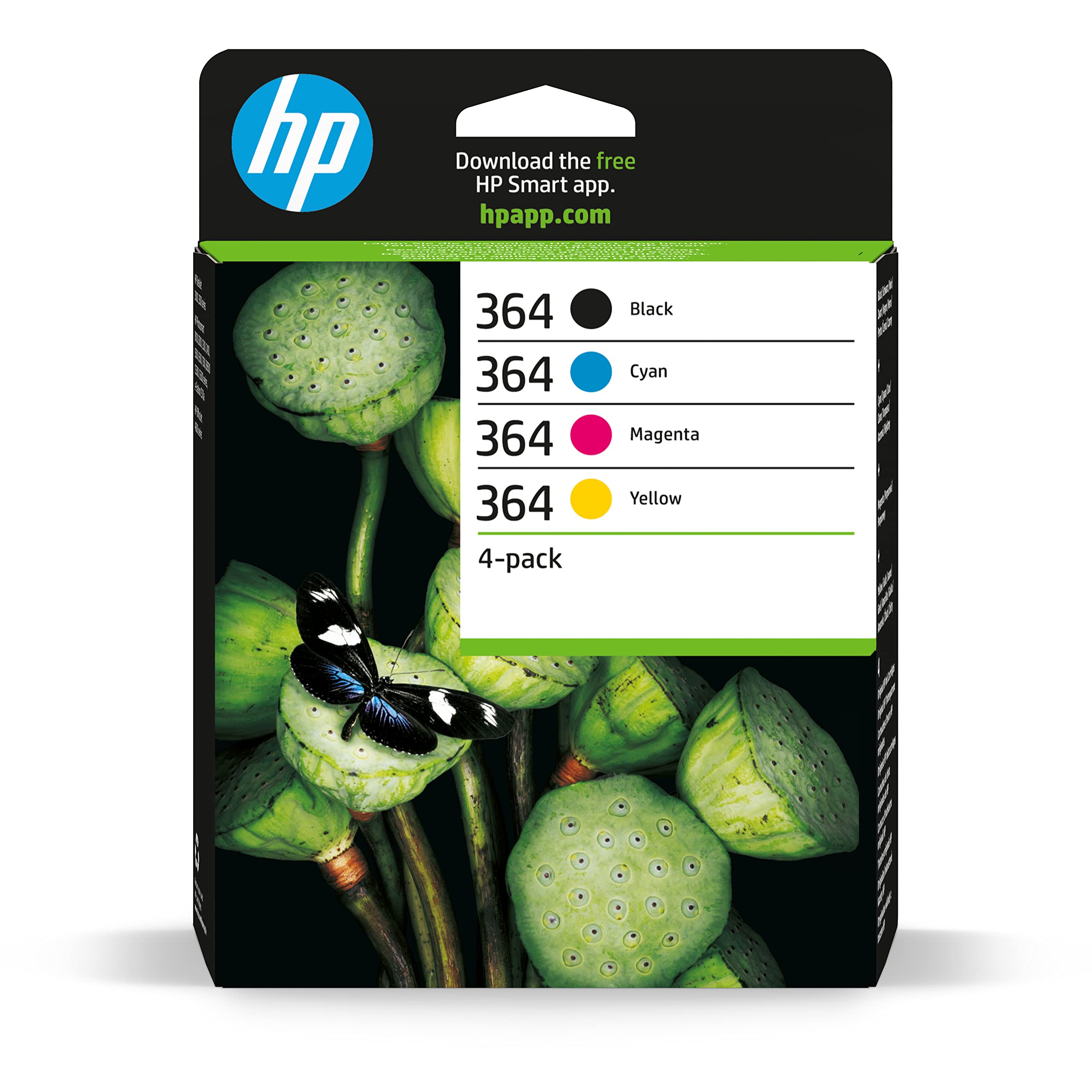 Cartucho de Tinta Original HP nº364 Multipack/ Negro/ Magenta/ Cian/ Amarillo