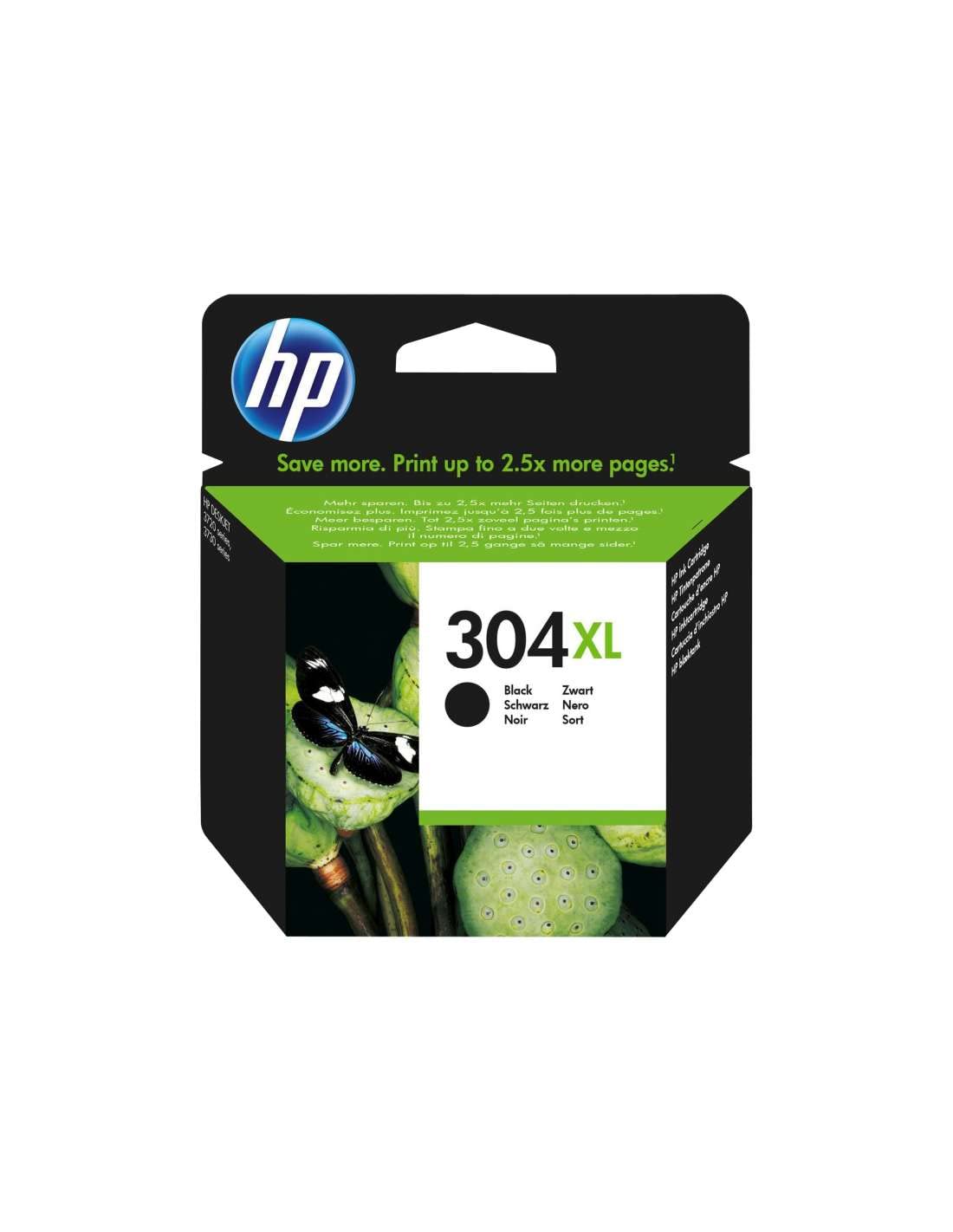 Cartucho de Tinta Original HP nº304 XL Alta Capacidad/ Negro