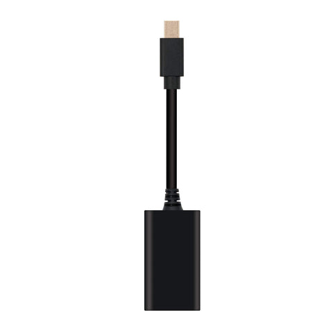 Conversor Nanocable 10.16.0102/ Mini DisplayPort Macho - HDMI Hembra/ 15cm/ Negro