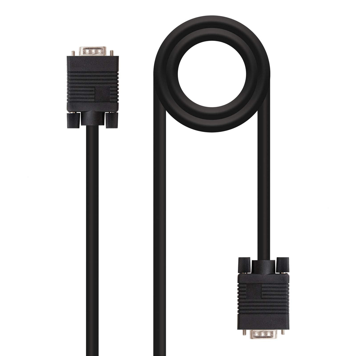 Cable SVGA Nanocable 10.15.1303/ VGA Macho - VGA Macho/ 3m/ Negro