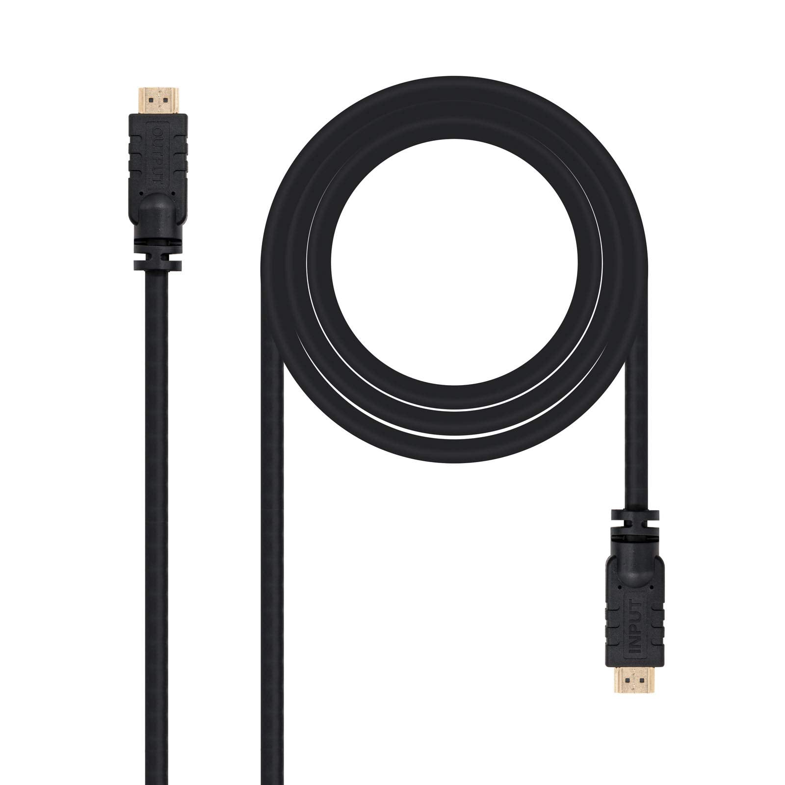 Cable HDMI 1.4 Nanocable 10.15.1820/ HDMI Macho - HDMI Macho/ 20m/ Negro