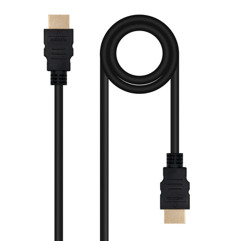 Cable HDMI 2.0 4K Nanocable 10.15.3800/ HDMI Macho - HDMI Macho/ 50cm/ Negro