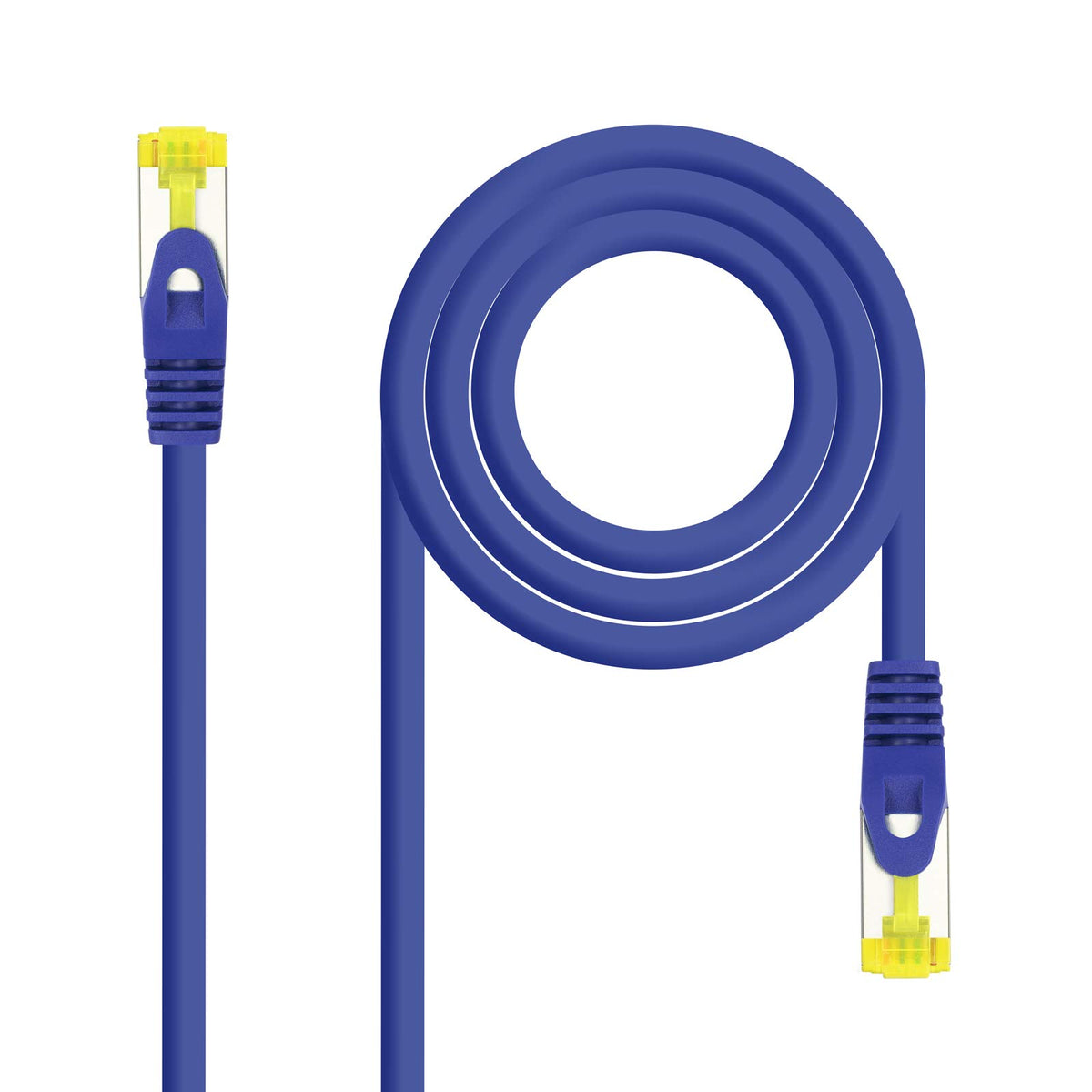 Cable de Red RJ45 SFTP Nanocable 10.20.1900-L25-BL Cat.6A/ LSZH/ 25cm/ Azul