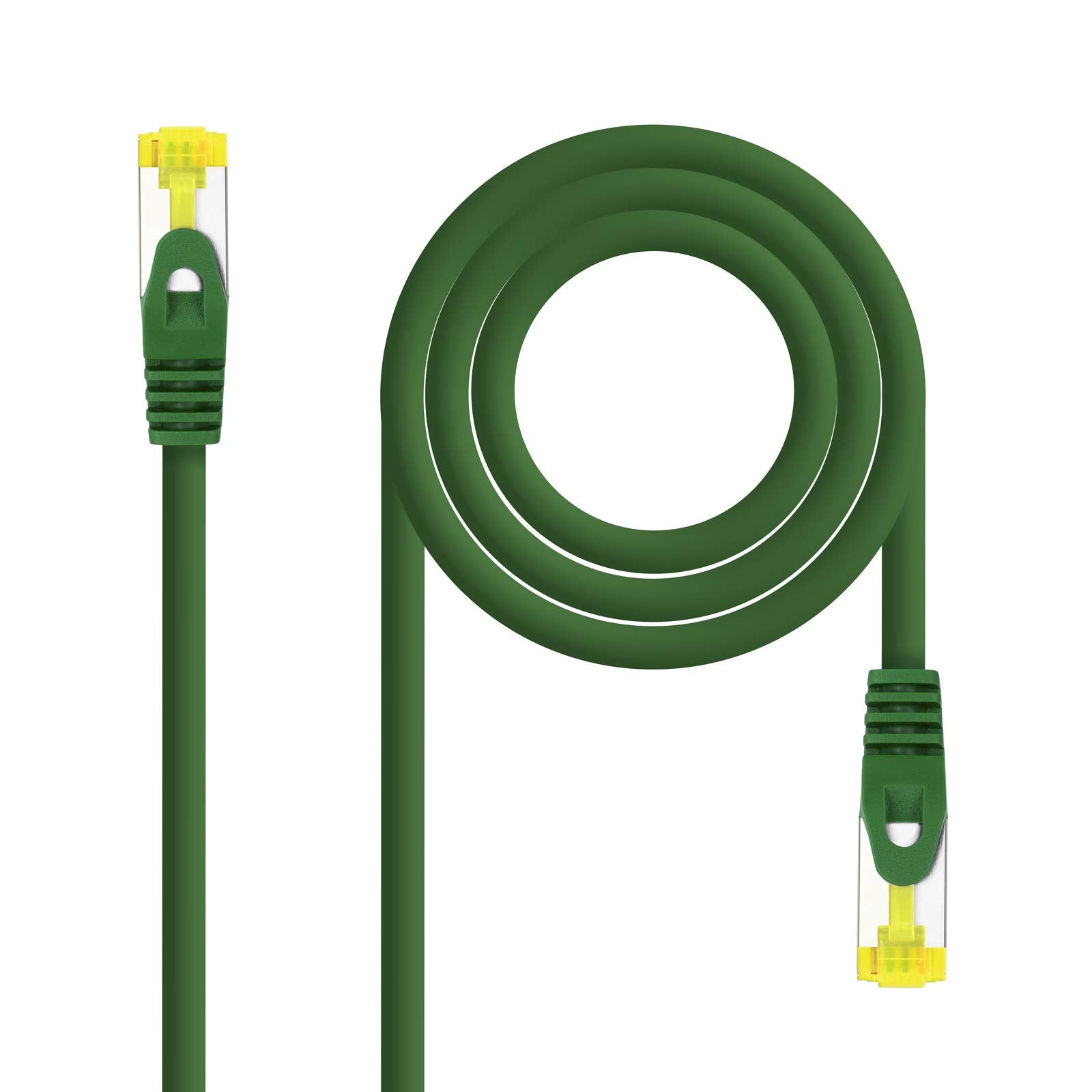 Cable de Red RJ45 SFTP Nanocable 10.20.1900-L25-GR Cat.6A/ LSZH/ 25cm/ Verde