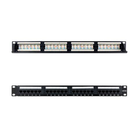 Patch Panel Nanocable 10.21.4124/ 24 Puertos/ Cat.6a/ Altura 1U