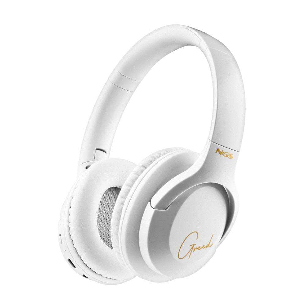 Auriculares Inalámbricos NGS Artica Greed/ con Micrófono/ Bluetooth/ Blanco