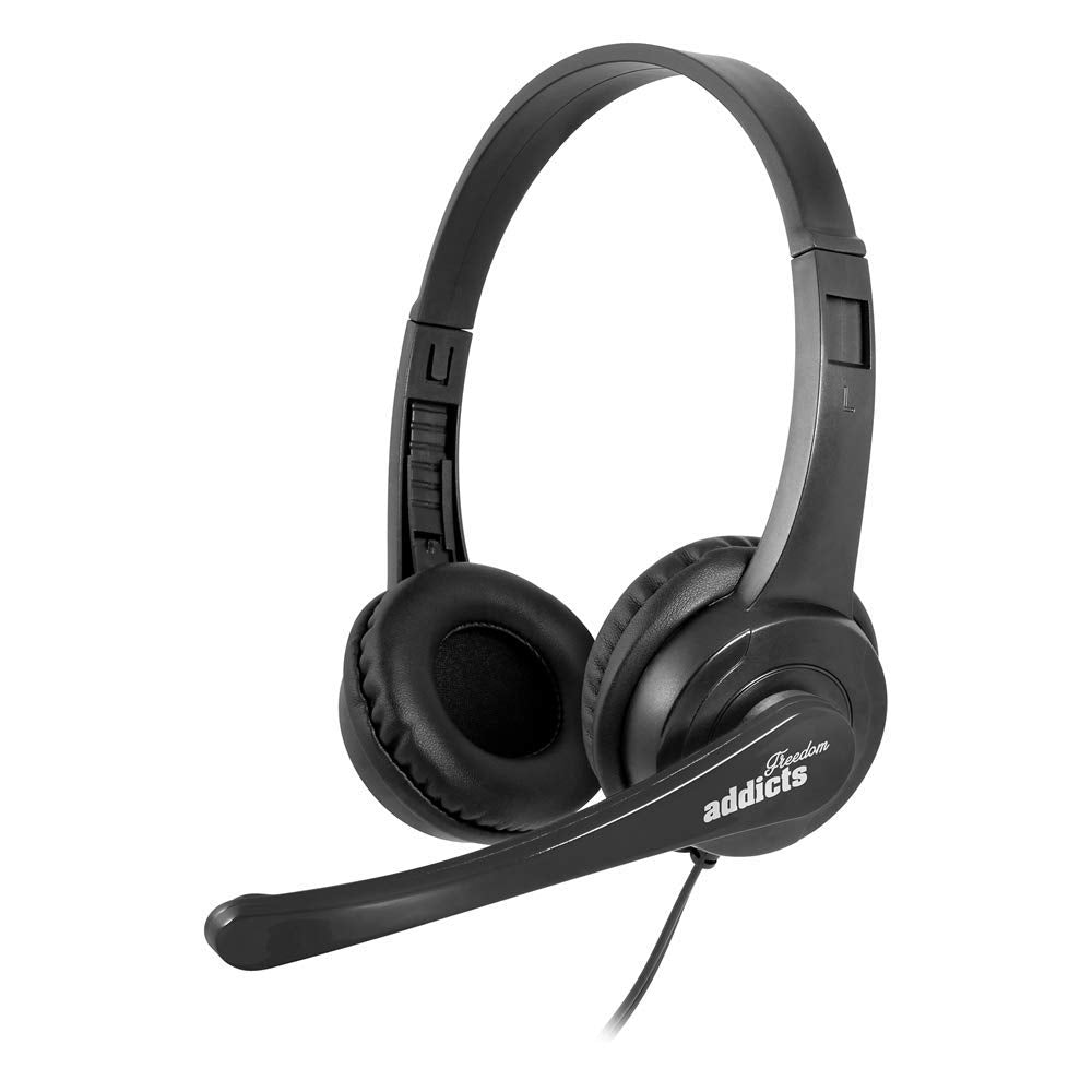 Auriculares NGS VOX505 USB/ con Micrófono/ USB/ Negros