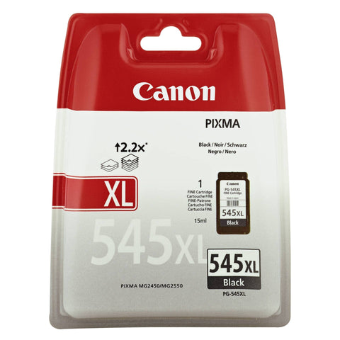 Cartucho de Tinta Original Canon PG-545 XL Alta Capacidad/ Negro