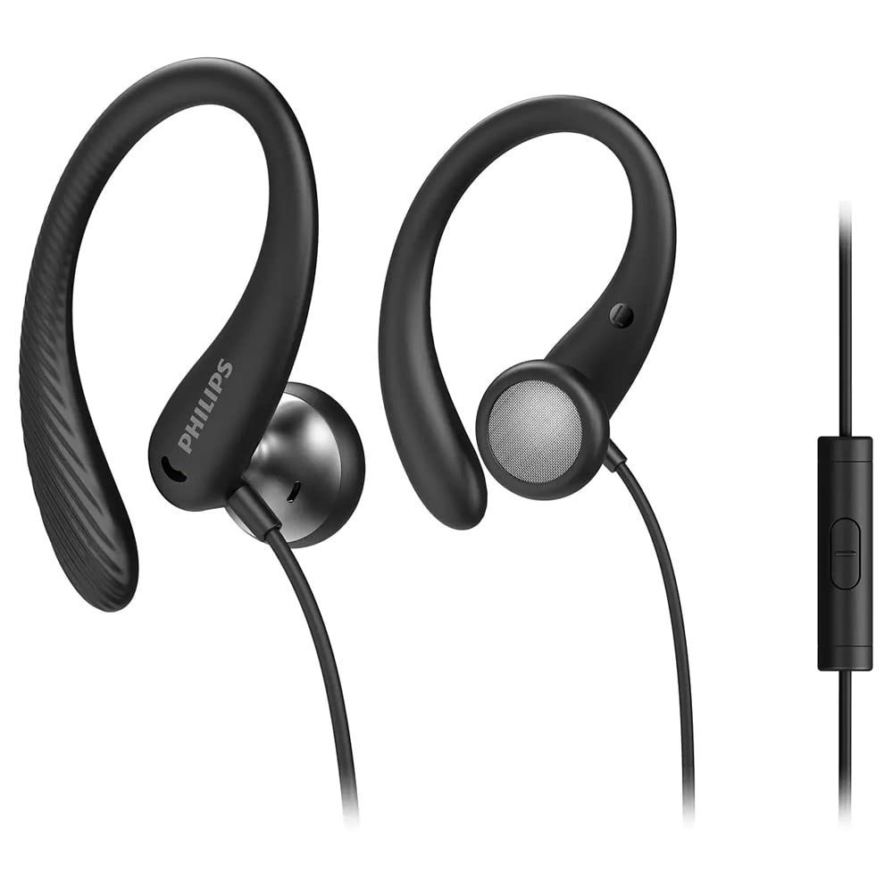 Auriculares Deportivos Philips TAA1105BK/ con Micrófono/ Jack 3.5/ Negros