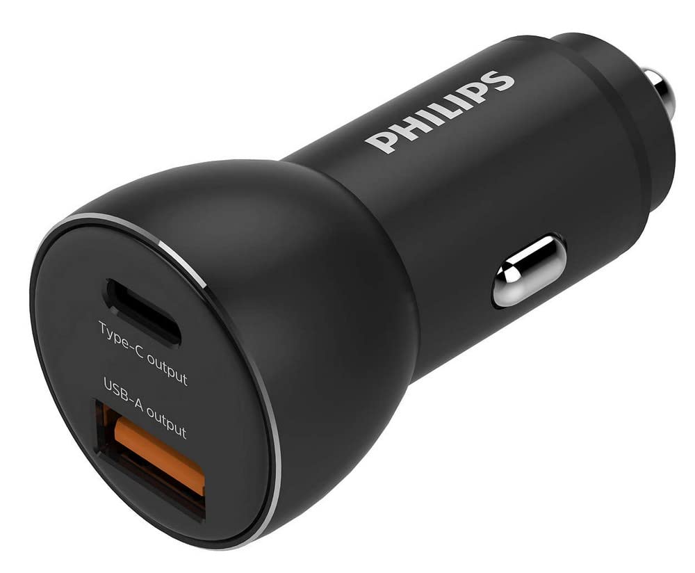 Cargador de Coche Philips DLP2521/ 2xUSB/ 36W