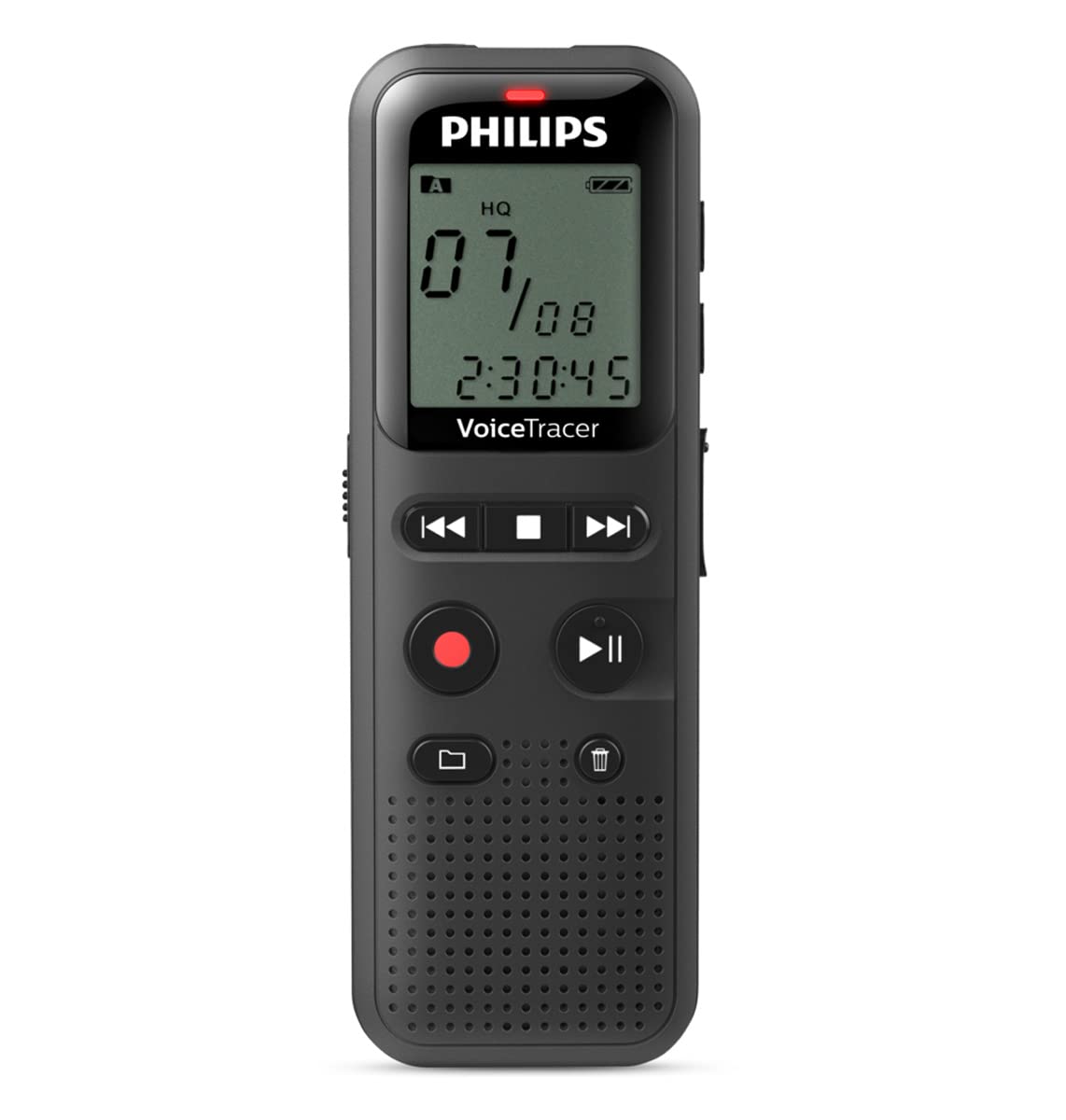 Grabadora de Voz Philips VoiceTracer DVT1160/ 8kHz/ Negro