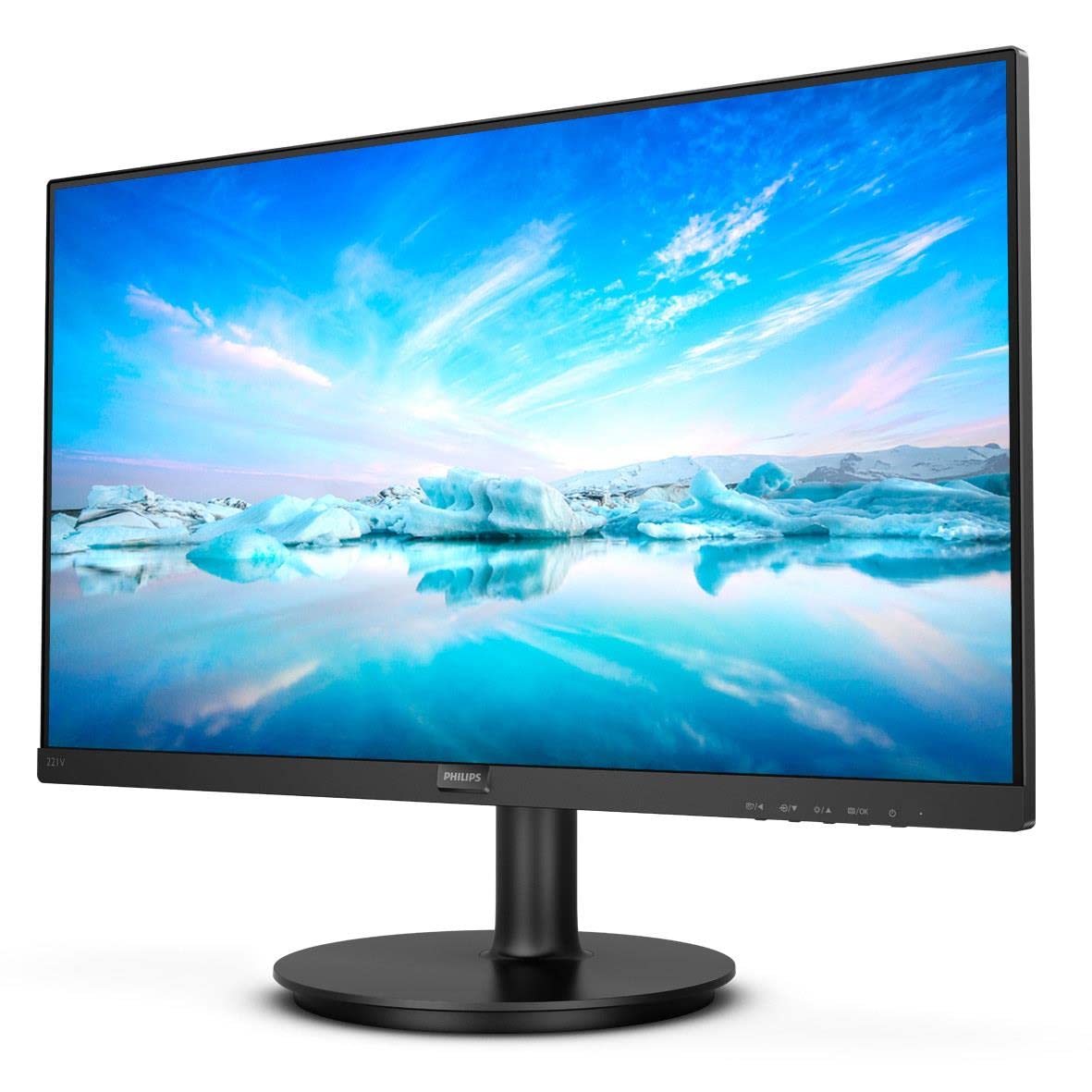 Monitor Philips V-Line 221V8 21.5'/ Full HD/ Negro