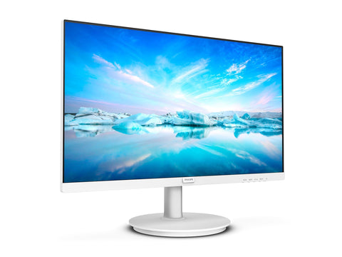 Monitor Philips 241V8AW 23.8'/ Full HD/ Multimedia/ Blanco