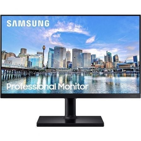 Monitor Profesional Samsung LF24T450FQR 24'/ Full HD/ Regulable en altura/ Negro