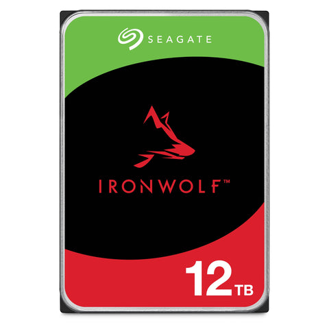 Disco Duro Seagate IronWolf NAS ST12000VN0008 12TB/ 3.5'/ SATA III/ 256MB