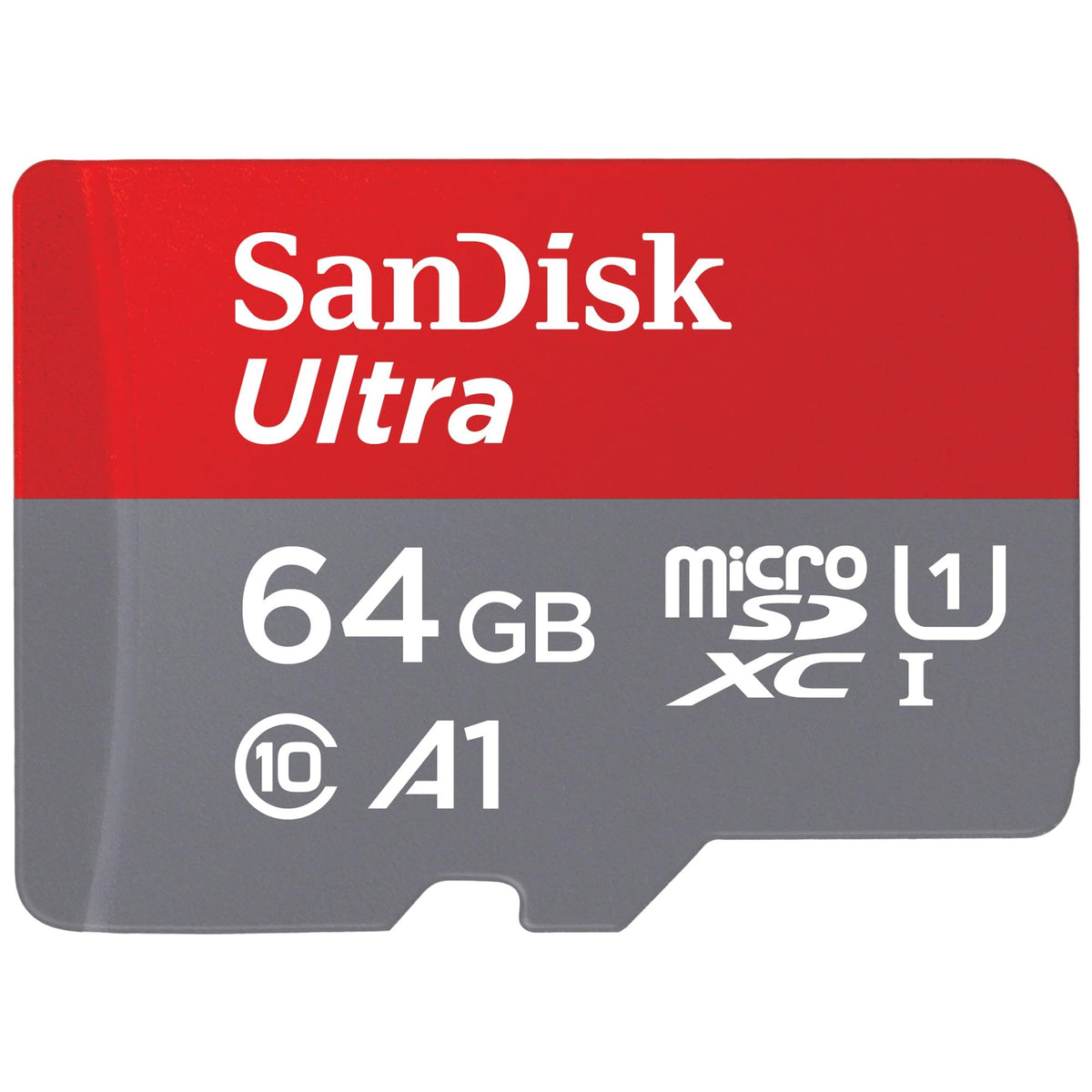 Tarjeta de Memoria SanDisk Ultra 64GB microSD XC con Adaptador/ Clase 10/ 140MBs