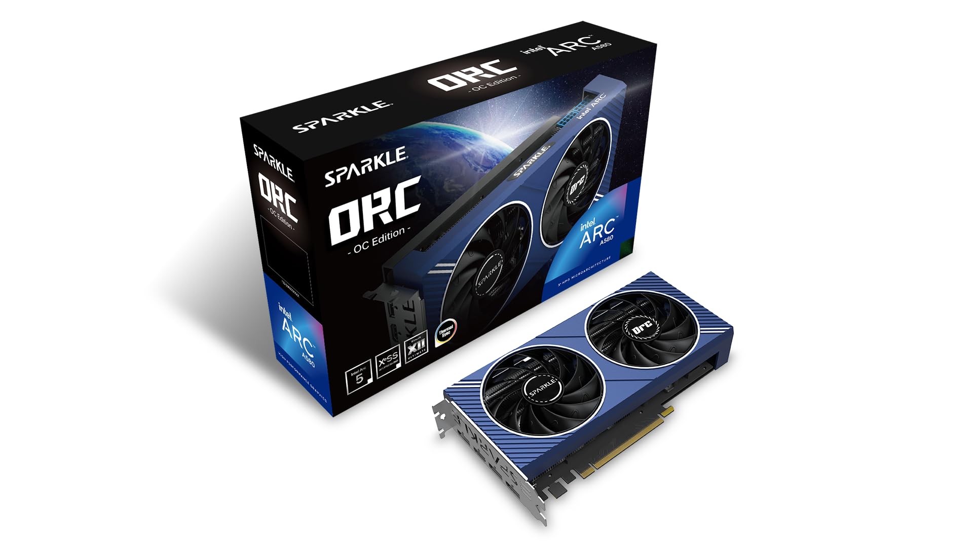 Tarjeta Gráfica Sparkle Intel Arc A580 ORC OC / 8GB GDDR6