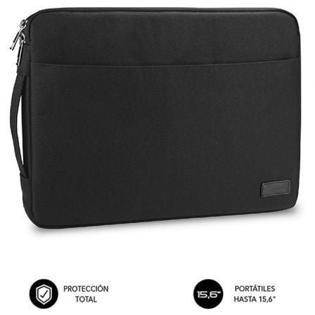 Funda Subblim Urban Laptop Sleeve para Portátiles hasta 15.6'/ Negra