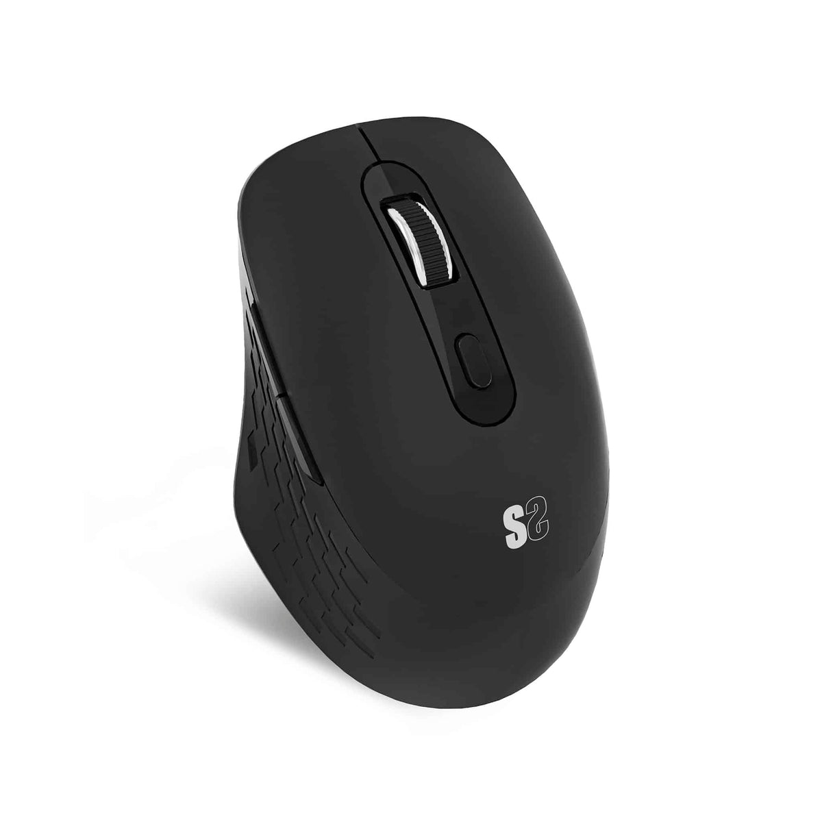 Ratón Ergonómico Inalámbrico por Bluetooth/ 2.4GHz Subblim Curve Ergo Dual Battery/ Batería recargable/ Hasta 1600 DPI/ Negro