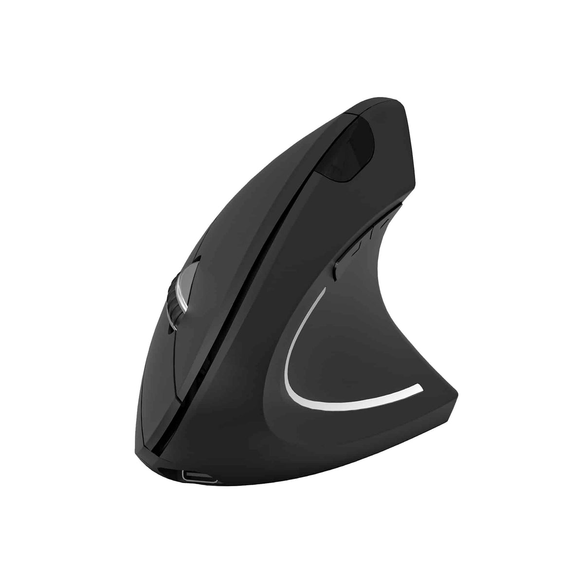 Ratón Ergonómico Inalámbrico por Bluetooth/ 2.4GHz Subblim Glide Vertical Ergo Dual Battery/ Batería Recargable/ Hasta 1600 DPI/ Negro