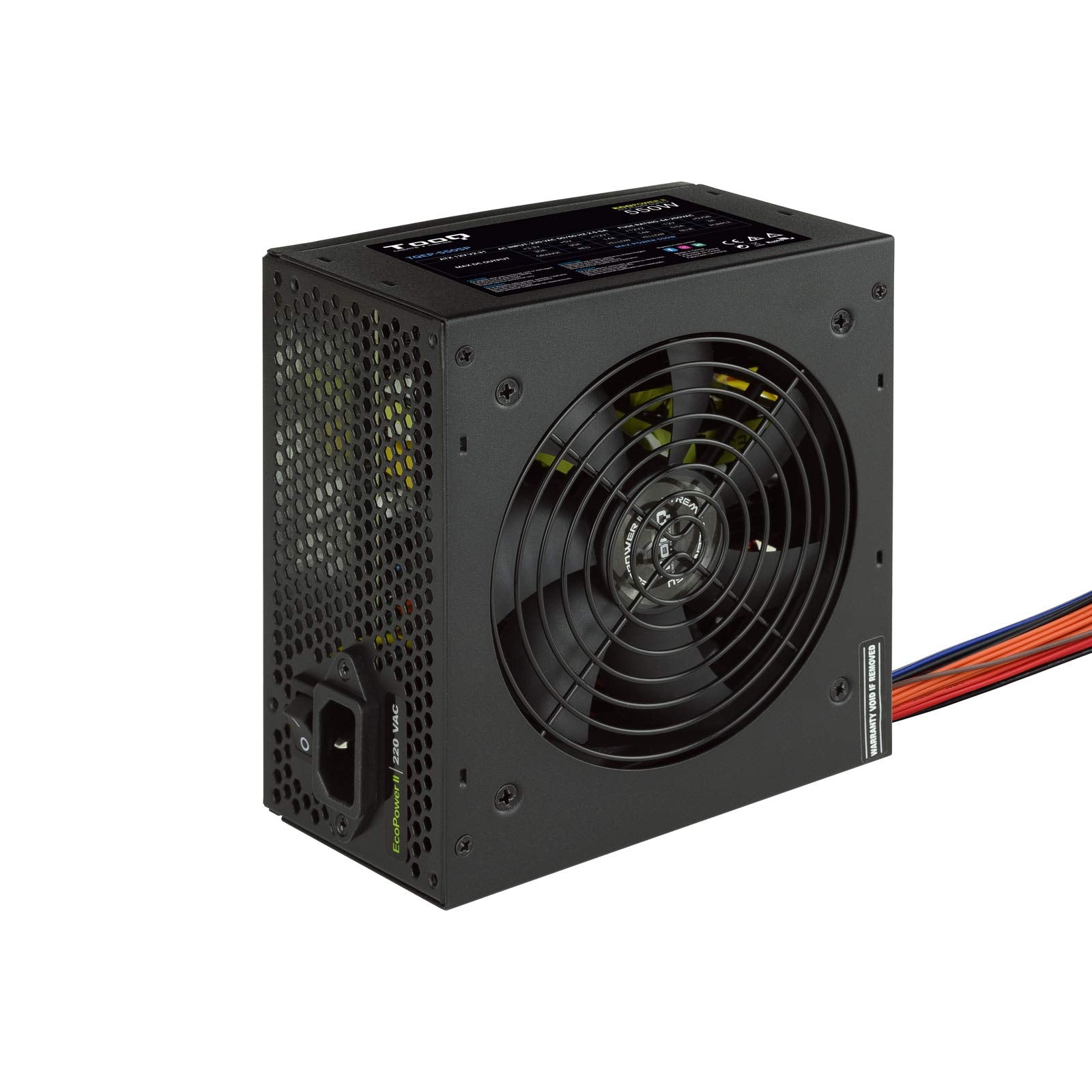 Fuente de Alimentación TooQ TQEP-550SP/ 550W/ Ventilador 12cm