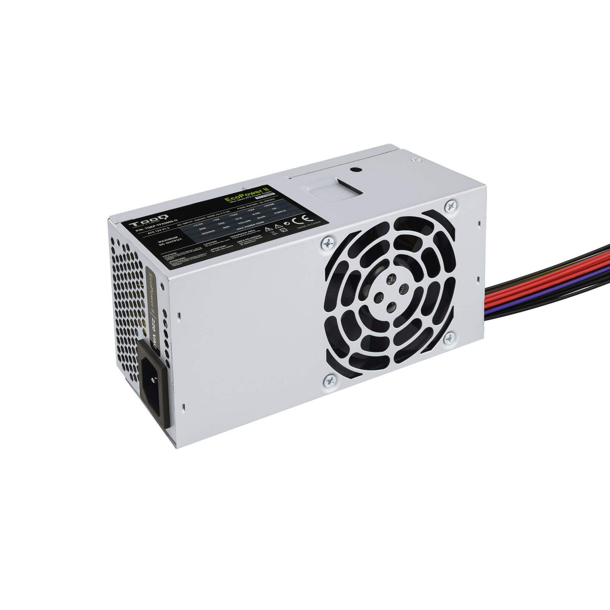 Fuente de Alimentación TFX TooQ TQEP-TFX500S-O/ 500W/ Ventilador 8cm