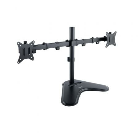 Soporte para 2 Monitores TooQ DB1702TN-B/ hasta 9kg