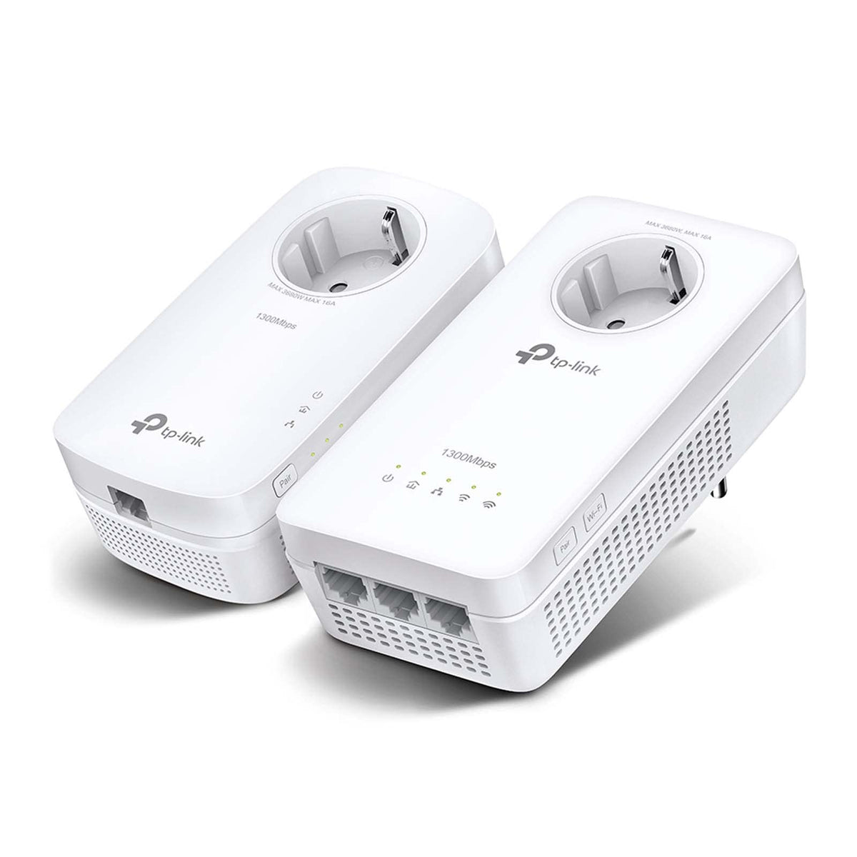 Adaptador Powerline TP-Link AV1300 1300Mbps/ Alcance 300m/ Pack de 2