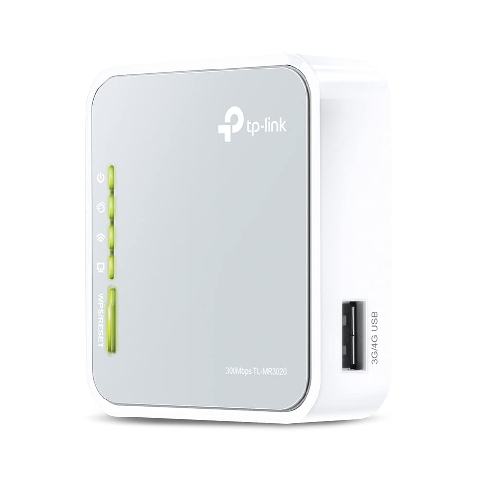 Router Inalámbrico 3G TP-Link TL-MR3020 150Mbps/ 2.4GHz/ 1 Antena/ WiFi 802.11n/g/b