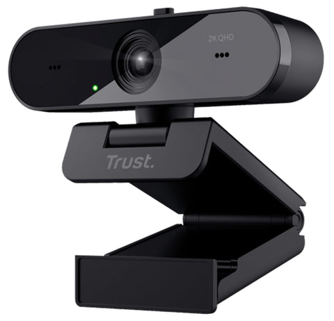 Webcam Trust TW-250/ Enfoque Automático/ 2560 x 1440 QHD