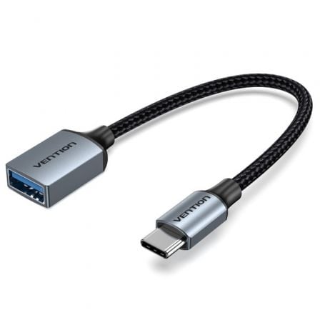 Cable USB 2.0 Vention CCXHB/ USB Tipo-C Macho - USB Hembra/ 15cm