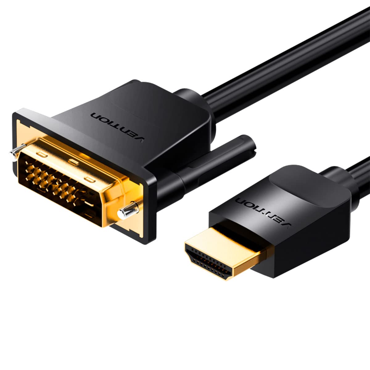 Cable Conversor Vention ABFBF/ DVI Macho - HDMI Macho/ 1m/ Negro