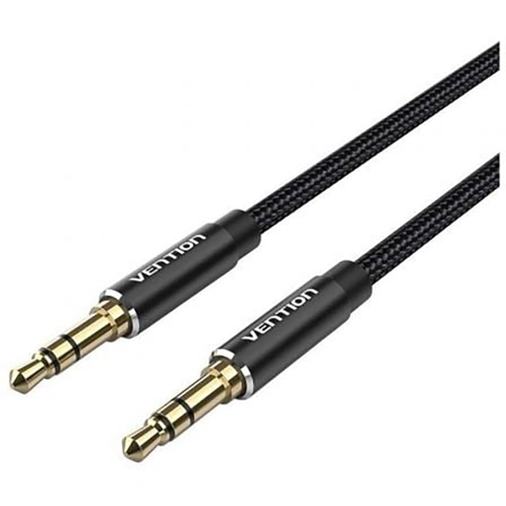 Cable Estéreo Vention BAWBH/ Jack 3.5 Macho - Jack 3.5 Macho/ 2m/ Negro