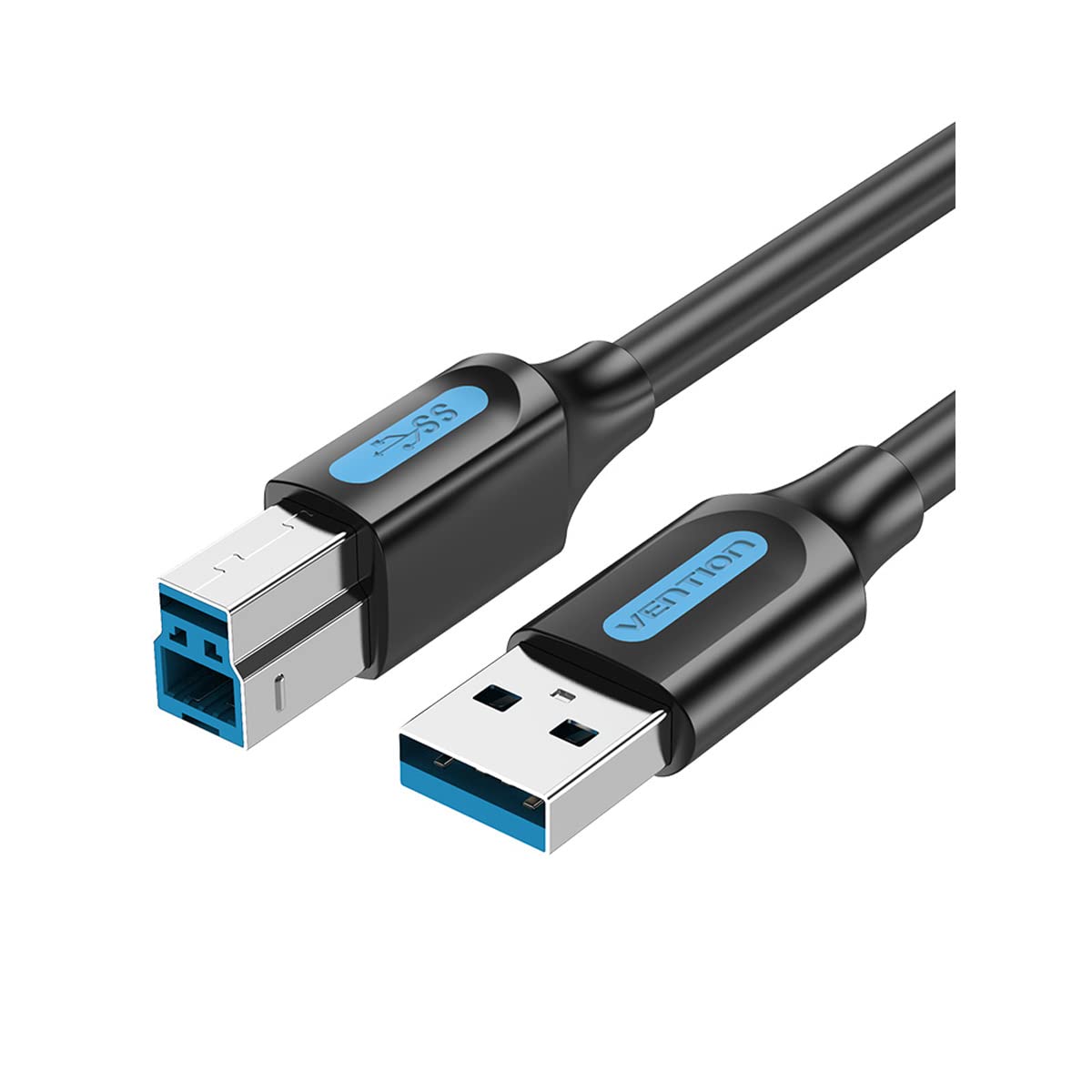 Cable USB 3.0 Vention COOBI/ USB Tipo-B Macho - USB Macho/ 5Gbps/ 3m/ Negro