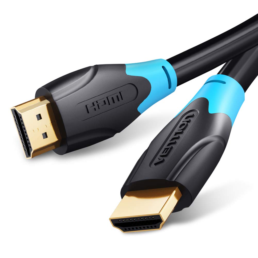 Cable HDMI 2.0 4K Vention AACBK/ HDMI Macho - HDMI Macho/ 8m/ Negro